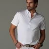 Oxford Button Down Collar Polo White