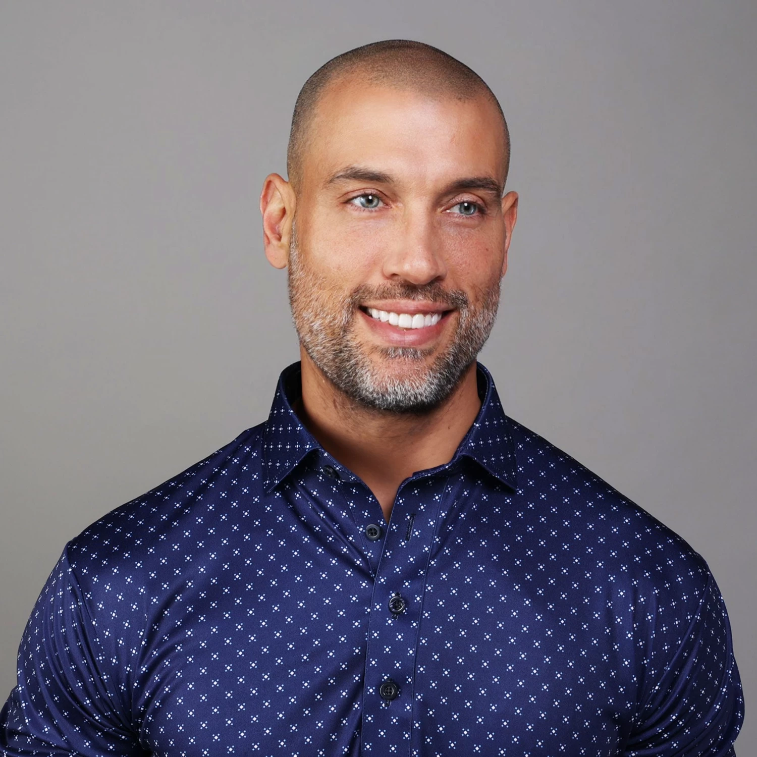 Semi-Spread Collar Polo Navy Pebble Beach 5 Diamond - Image 2