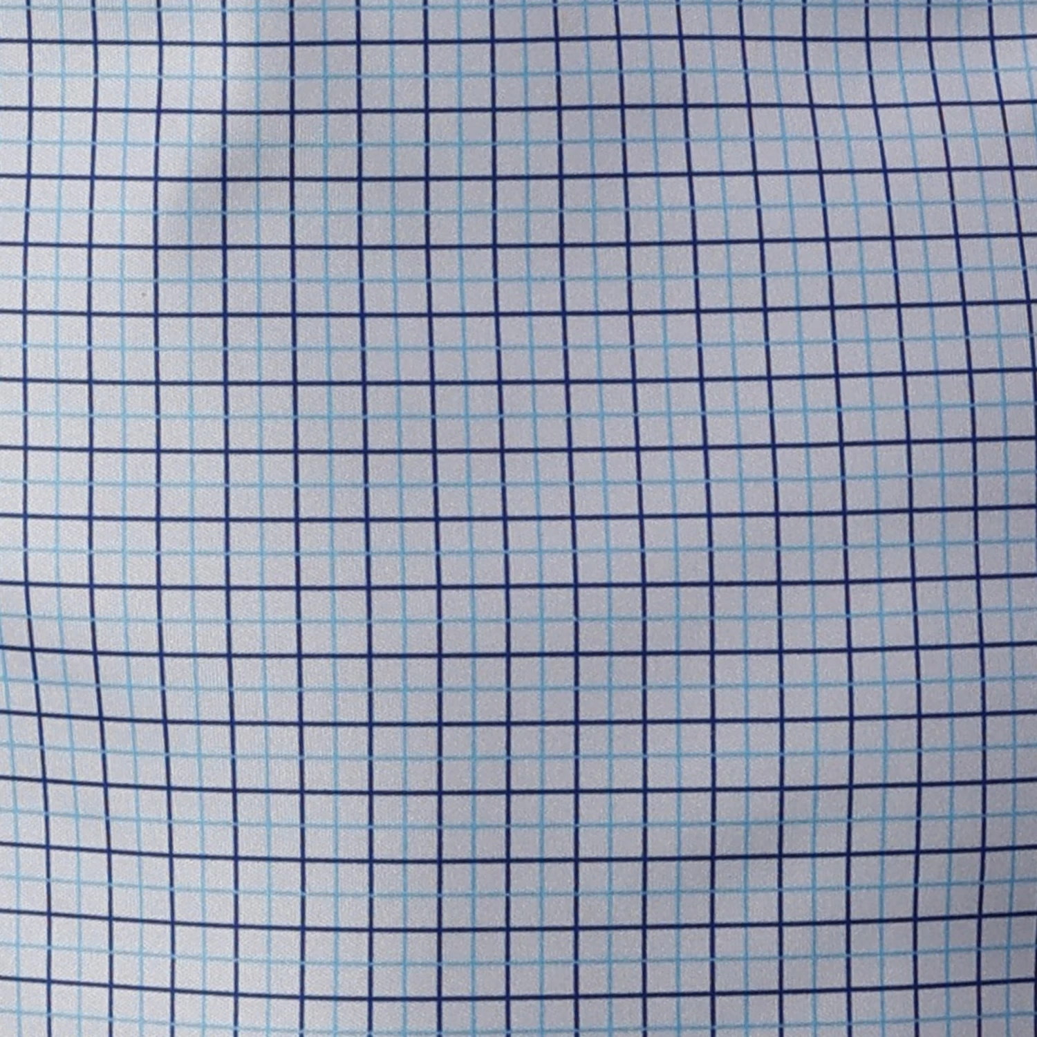 Semi-Spread Collar Polo Broad St. Light Blue Tattersall - Image 6