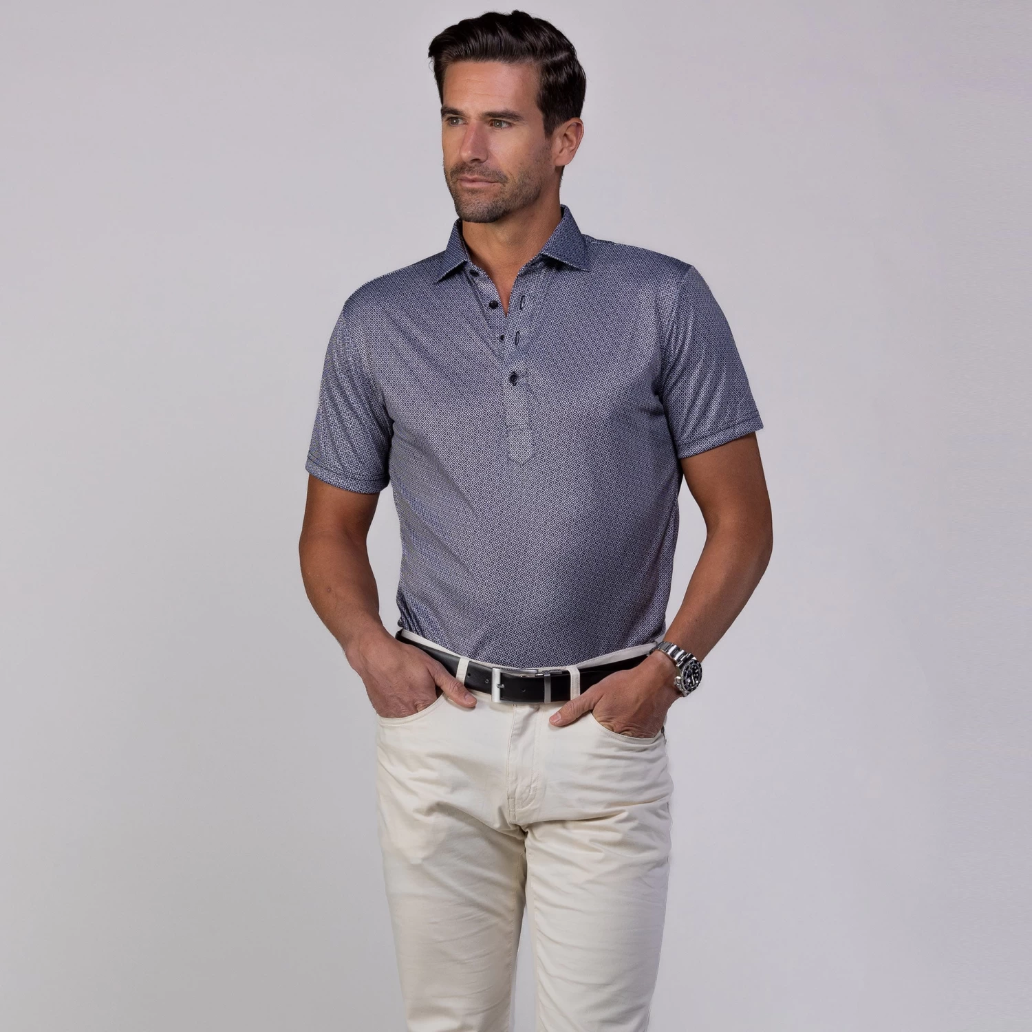 Semi-Spread Collar Polo The Xeron - Image 3