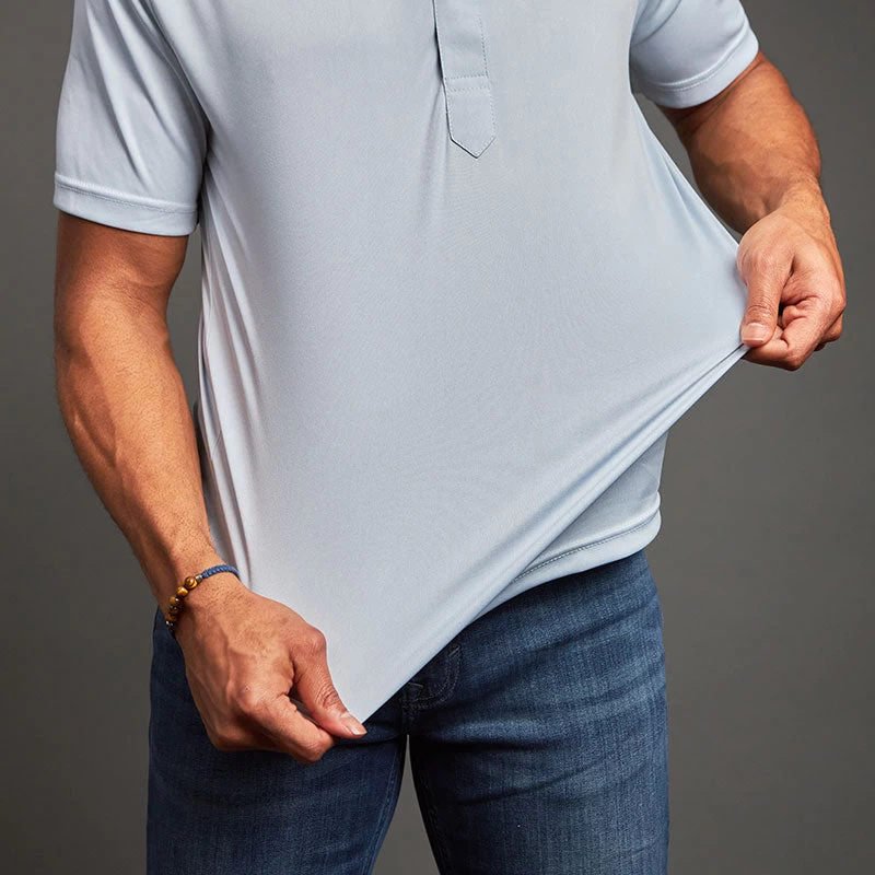 The Original Dress Collar Polo™ Light Blue - Image 3