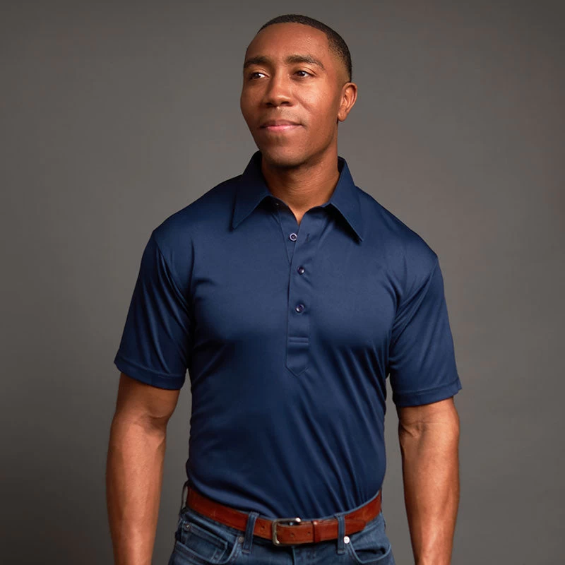 The Original Dress Collar Polo™ Navy Blue - Image 2