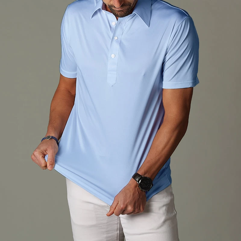 The Original Dress Collar Polo™ Sky Blue - Image 4
