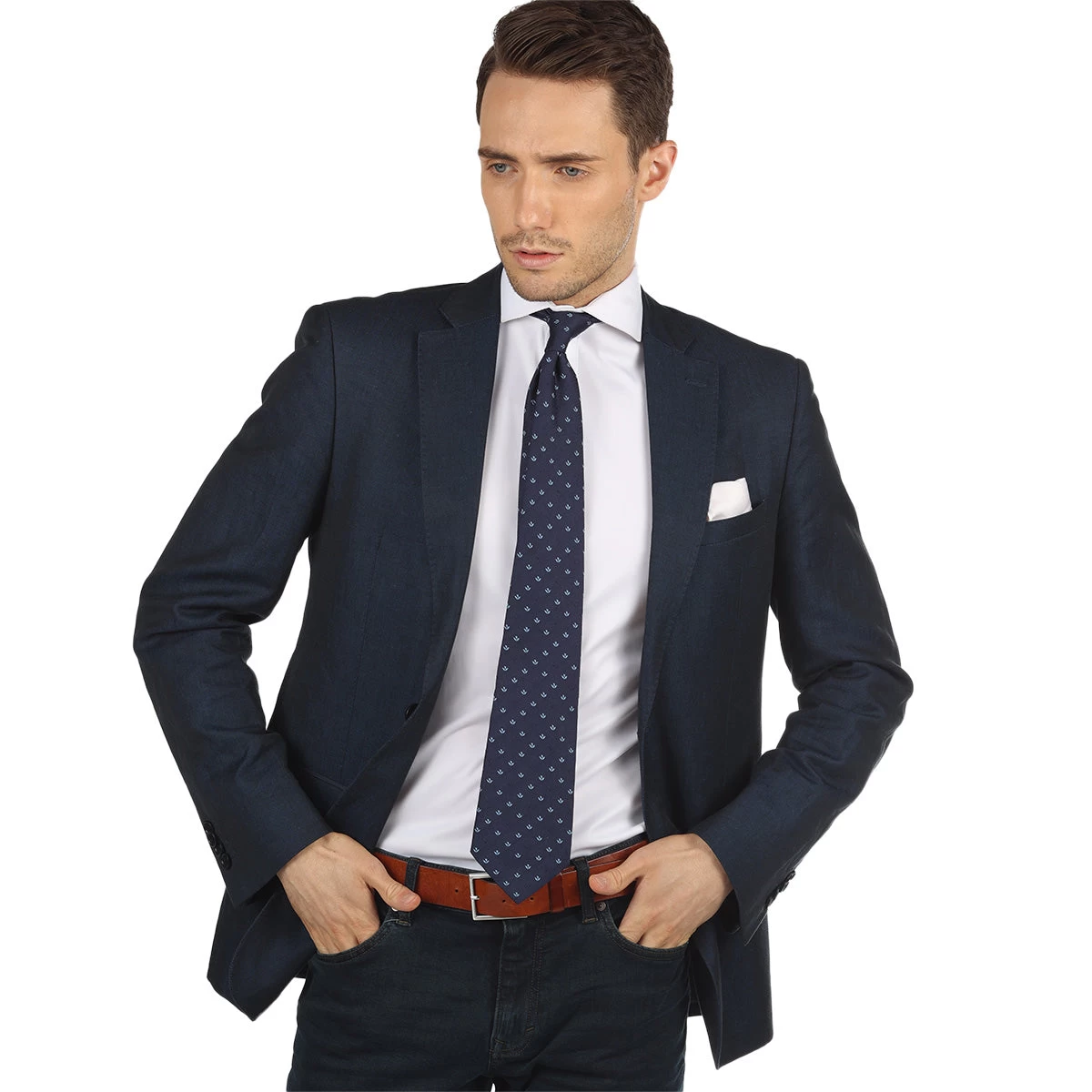 Cutaway Collar Polo White - Image 6